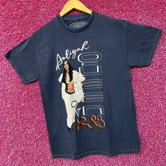 Aaliyah Princess Of RnB Poster T-Shirt Small - Picture 3 of 4